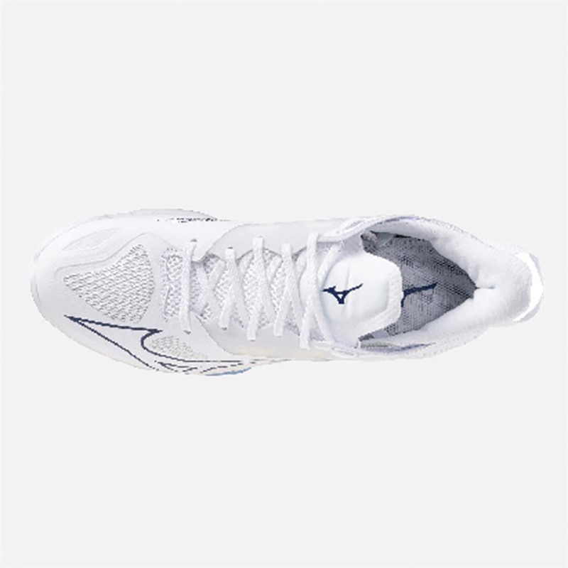 Mizuno Wave Mirage 5 Court Shoes White/Bellwetherblue/Bel Air Blue