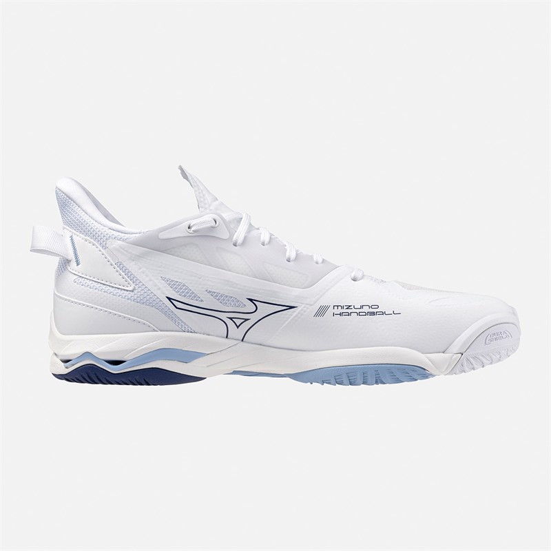 Mizuno Wave Mirage 5 Court Shoes White/Bellwetherblue/Bel Air Blue