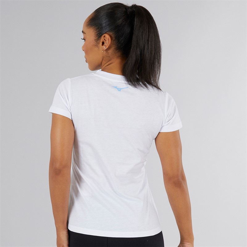 Mizuno Womens Athletics RB Drylite T-Shirt White