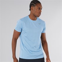 Mizuno Mens Dryaeroflow Running Top Glacier Lake