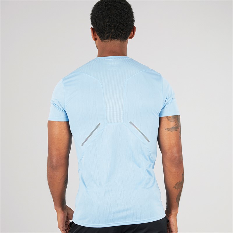 Mizuno Mens Dryaeroflow Running Top Glacier Lake