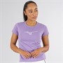 Mizuno Womens Athletics RB Drylite T-Shirt Paisley Purple