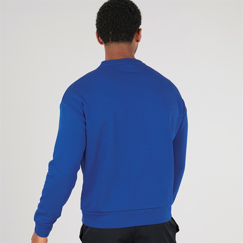 Mizuno Mens Athletics RB Sweatshirt Bellwether Blue