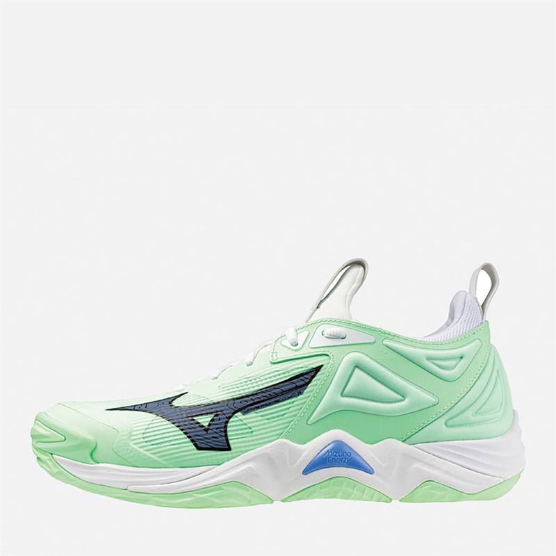 Mizuno Wave Momentum 3 Court Shoes Neo Mint/Black/Frontier Blue