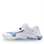 Mizuno Wave Lightning Z8 Court Shoes White/Bellwether Blue/Bel Air Blue
