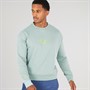 Mizuno Mens Athletics RB Sweatshirt Cloud Blue