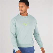 Mizuno Mens Athletics RB Sweatshirt Cloud Blue