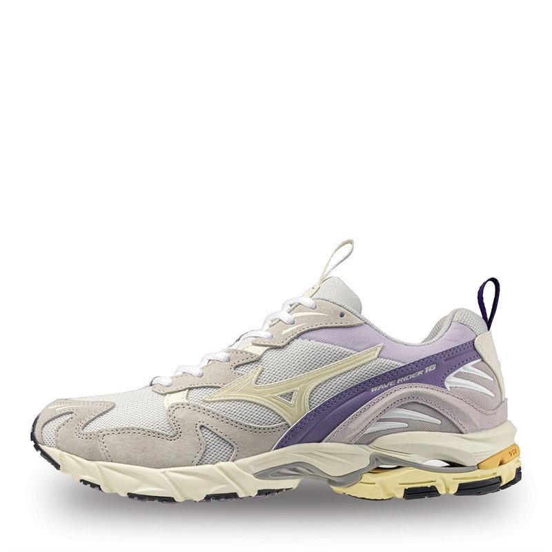 Mizuno Wave Rider 10 Trainers Nimbus Cloud/Pristine/Purple Haze