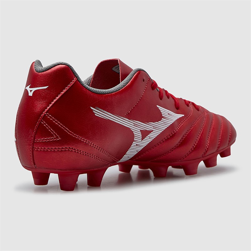 Mizuno Mens Monarcida Neo III Select FG Firm Ground Football Boots Morelia 40Th Red/White