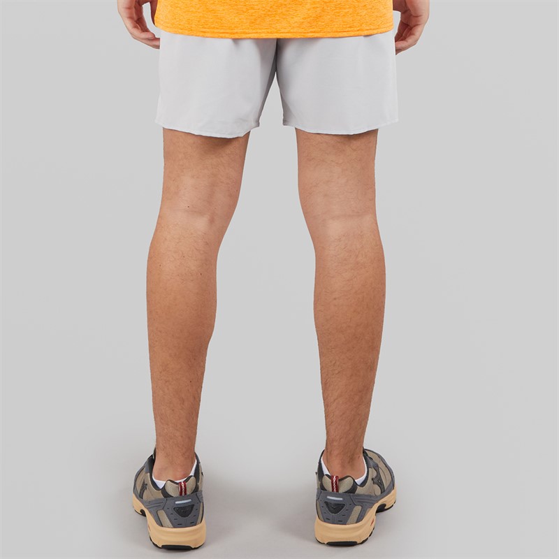 Mizuno Mens Core 5 Inch Running Shorts Vapor Silver