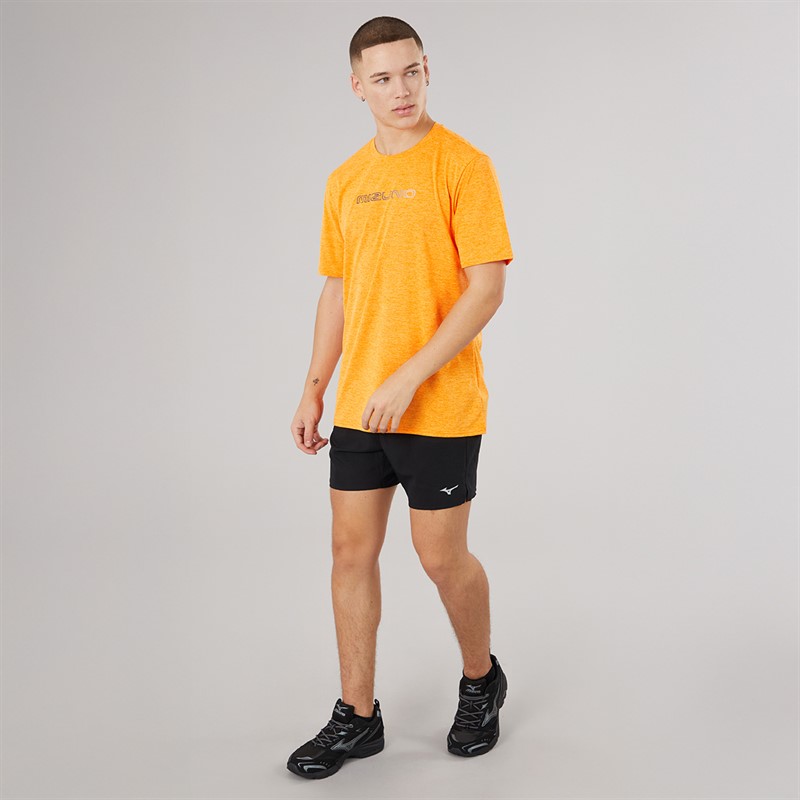 Mizuno Mens Core 5 Inch Running Shorts Black