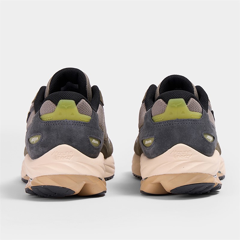 Mizuno Wave Rider Beta Trainers Vintage Khaki/Black Sand/Grape