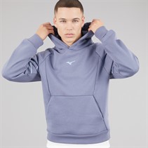 Mizuno Mens Mizuno Athletics Hoodie Blue Granite