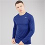Mizuno Mens Core Impulse Long Sleeve Running Top Sodalite Blue