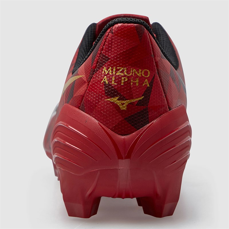 Mizuno Mens Mizuno A II Select FG Firm Ground Football Boots Morelia 40Th Red/Black/Gold