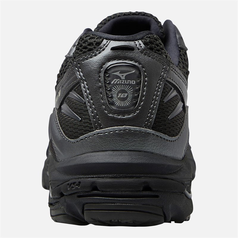 Mizuno Wave Rider 10 Trainers Black Sand/Black Sand/Metallic Gray
