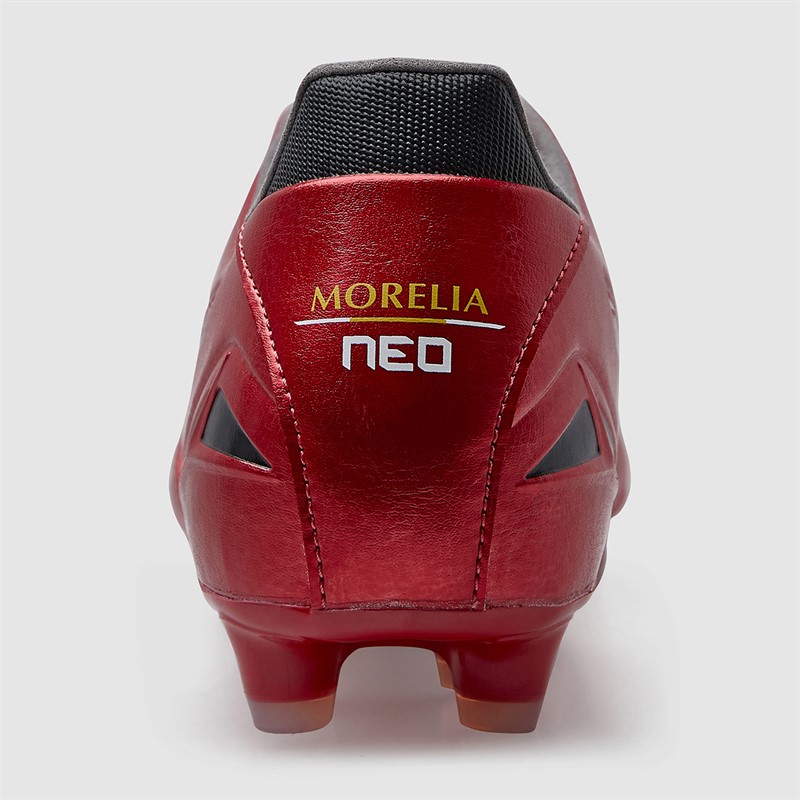 Mizuno Mens Morelia Neo IV Pro FG Firm Ground Football Boots Morelia 40Th Red/White/Black