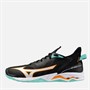 Mizuno Mens Wave Mirage 5 Indoor Court Shoes Black/Tangelo/Ice Green