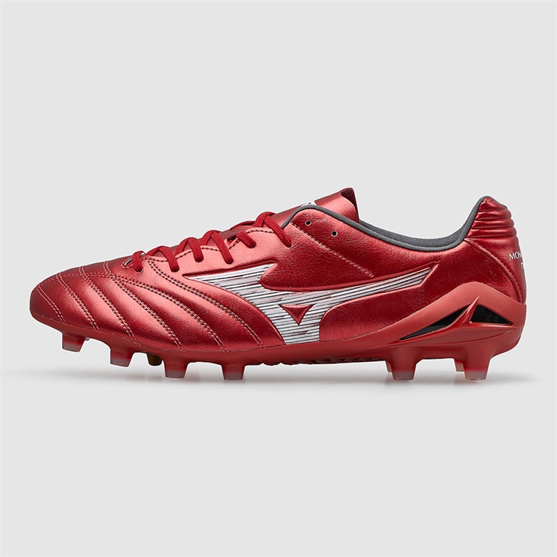 Mizuno Mens Monarcida Neo III Pro FG Firm Ground Football Boots Morelia 40Th Red/White