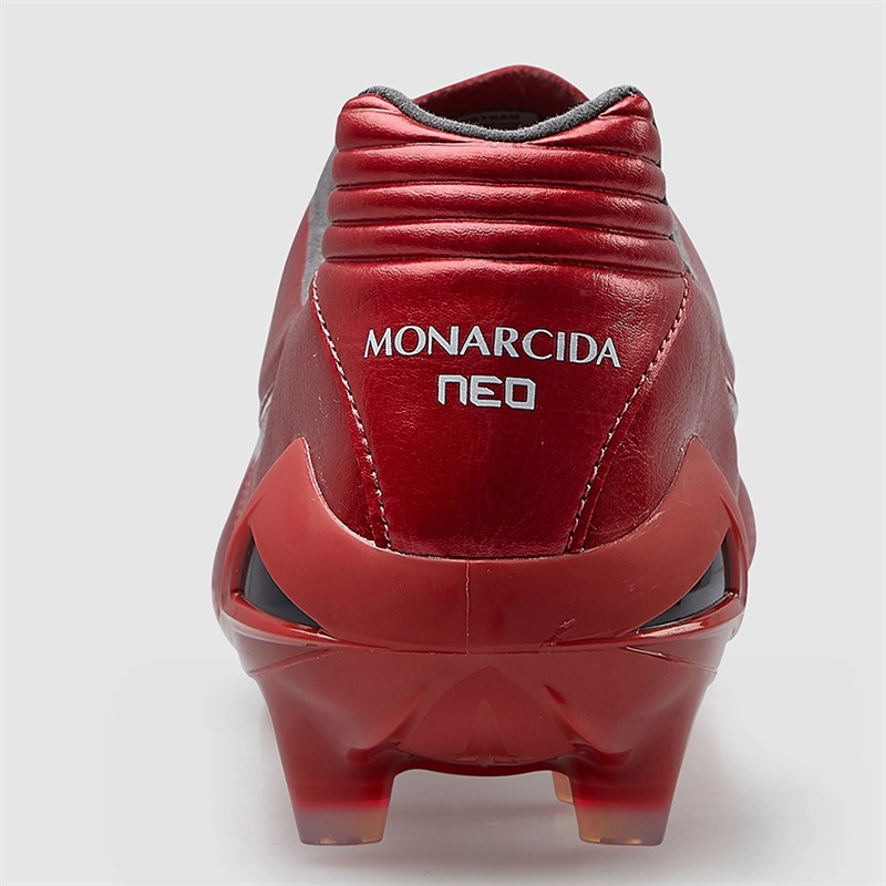 Mizuno Mens Monarcida Neo III Pro FG Firm Ground Football Boots Morelia 40Th Red/White