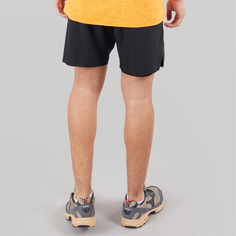 Mizuno Mens Core 7 Inch 2in1 Running Shorts Black