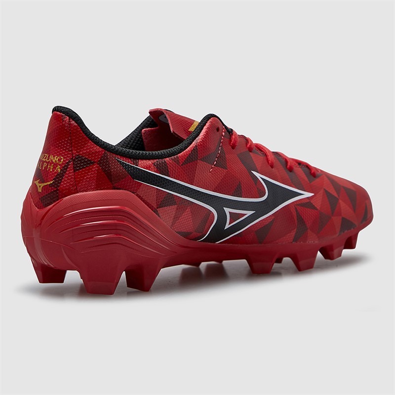 Mizuno Junior Boys Mizuno A II Select FG Firm Ground Football Boots Morelia 40Th Red/Black/Gold
