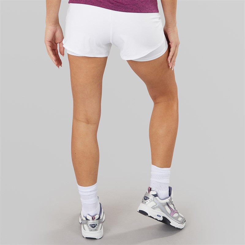 Mizuno Womens Flex Tennis Shorts White