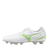 Mizuno Mens Monarcida Neo III Select FG Firm Ground Football Boots White/Neon Green