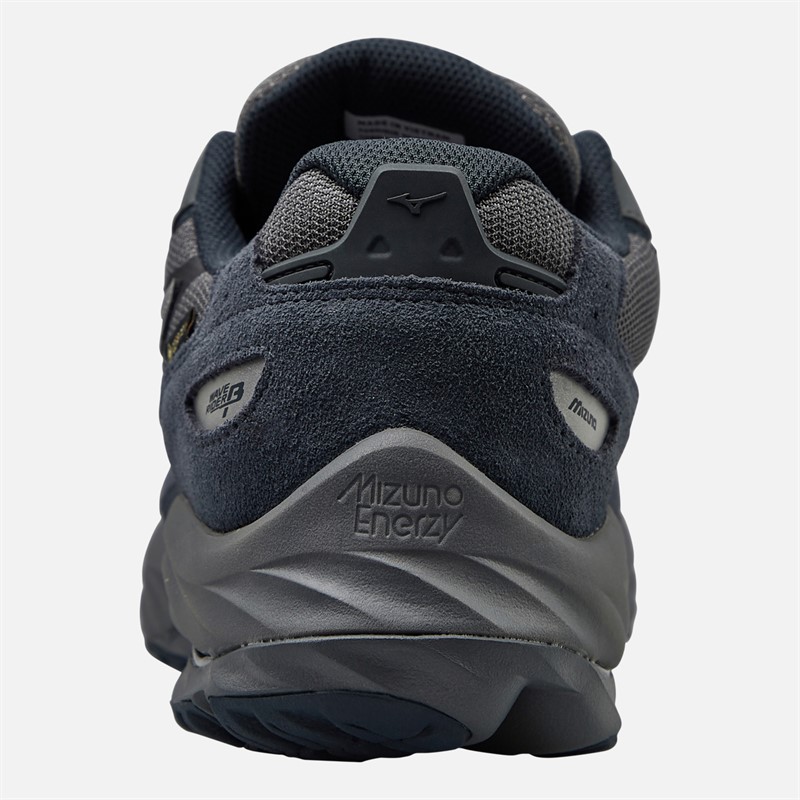 Mizuno Mens Wave Rider Beta GTX Gore-Tex Trainers Quiet Shade/Vulcan/Silver