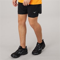 Mizuno Mens Core 5 Inch 2-In-1 Running Shorts Black