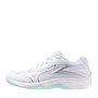 Mizuno Junior Boys Lightning Star Z7 Indoor Court Shoes White/Blue Tint