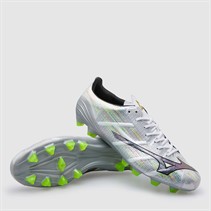 Mizuno Mens Mizuno A II Pro FG Firm Ground Football Boots White/Black Iridescent/Black