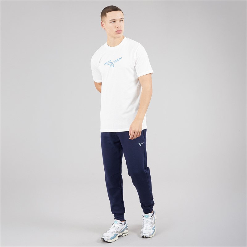 Mizuno Mens Mizuno Athletics T-Shirt Snow White