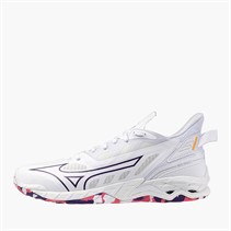 Mizuno Womens Wave Mirage 5 Indoor Court Shoes White/Blue Tint