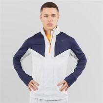 Mizuno Mens Active Warmalite 1/2 Zip Running Top Vapor Silver