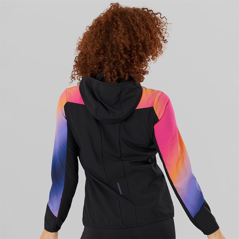 Mizuno Womens Active Alpha Water-Resistant Running Jacket Yuuyake