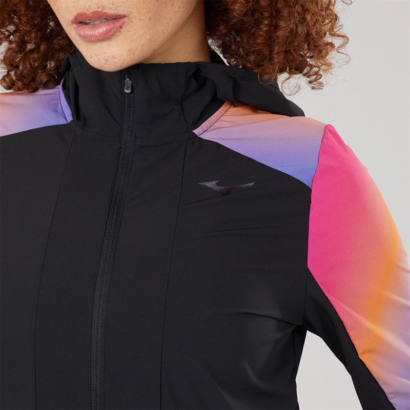 Mizuno Womens Active Alpha Water-Resistant Running Jacket Yuuyake