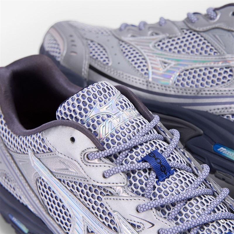 Mizuno Herren MXR Space Pack Sneaker Silver/Silver/Nimbus Cloud