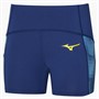 Mizuno Womens Pro 4 Inch Tennis Tight Shorts Bellwether Blue