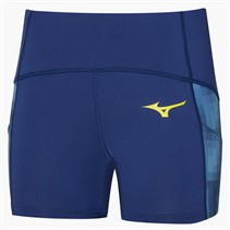Mizuno Womens Pro 4 Inch Tennis Tight Shorts Bellwether Blue