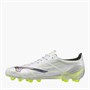 Mizuno Mens Mizuno Αlpha II Elite FG Firm Ground Football Boots White/Black Iridescent/Black