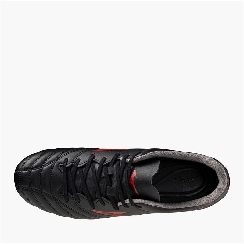 Mizuno Mens Monarcida Neo III Select SG Soft Ground Football Boots Black/Morelia 40Th Red