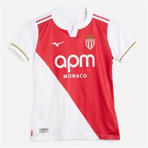 Mizuno Kids AS Monaco 25/26 Home Jersey Tango Red
