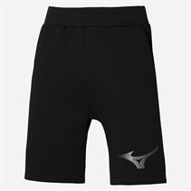 Mizuno Mens Athletics RB Sweat Shorts Black