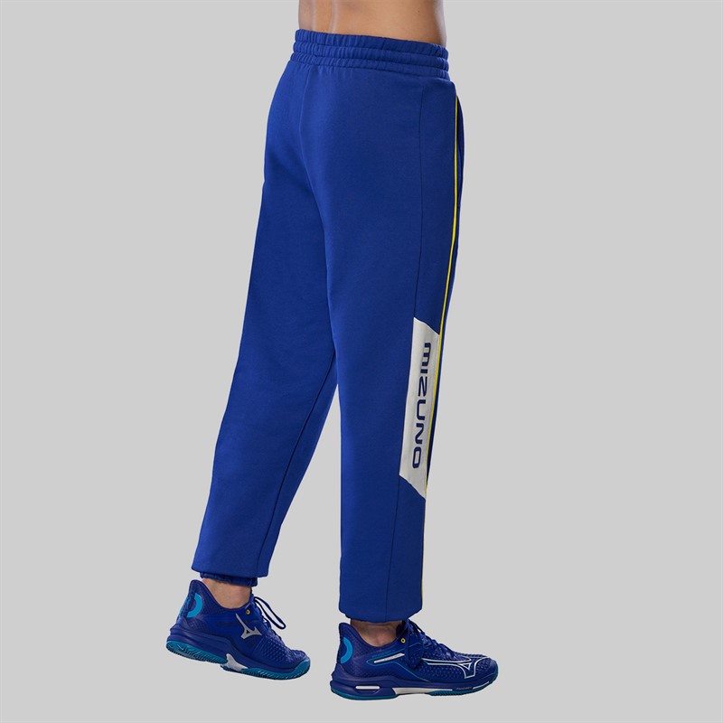 Mizuno Mens Athletics Sweat Pants Bellwether Blue