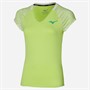 Mizuno Womens Mugen Printed Tennis T-Shirt Neo Lime