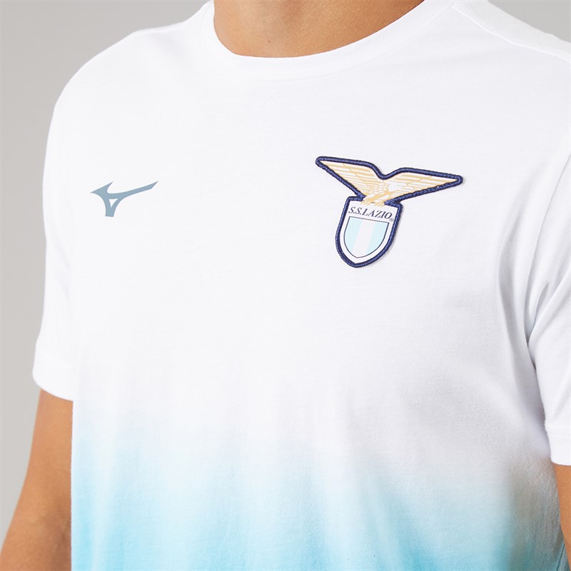 Mizuno Mens S.S. Lazio T-Shirt White