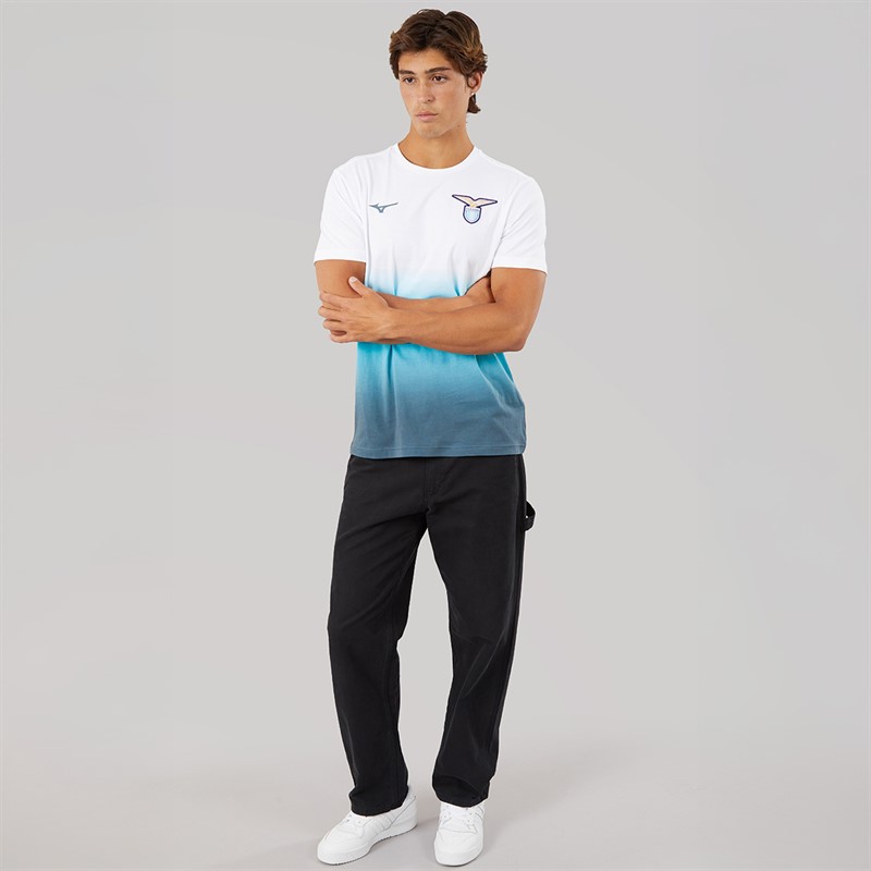 Mizuno Mens S.S. Lazio T-Shirt White