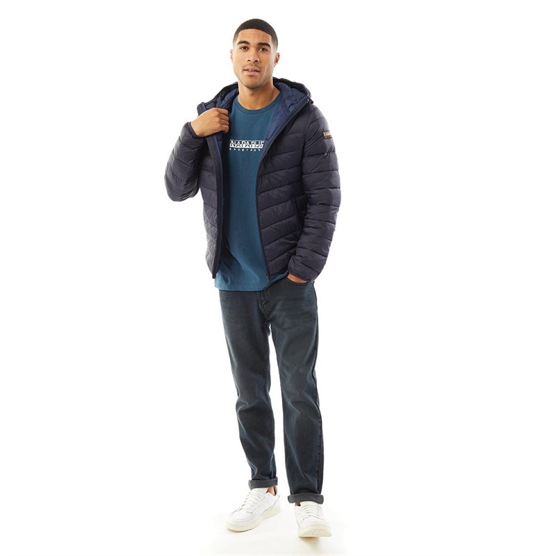 Buy Napapijri Mens Aerons Padded Hooded 