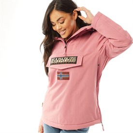 Buy Napapijri Womens Rainforest Winter 4 Padded Anorak Pink Lulu